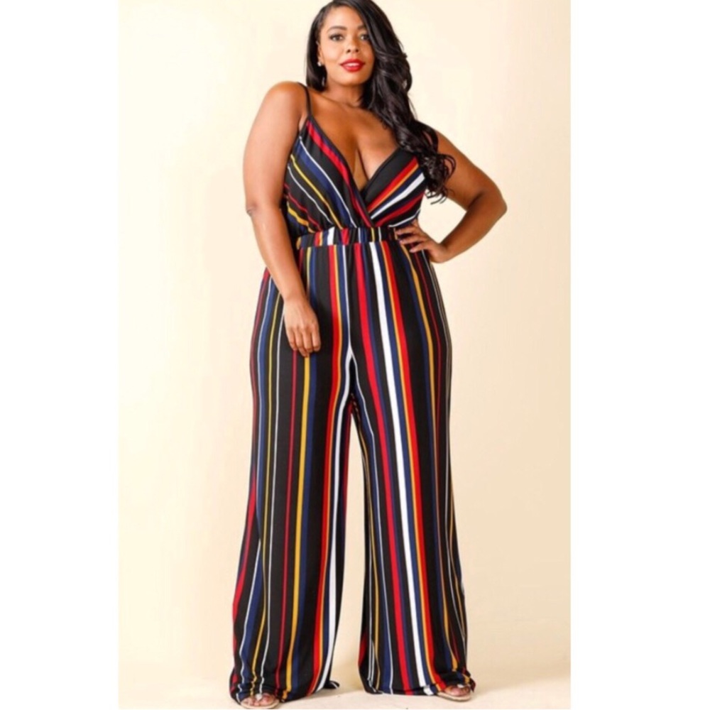 Striped Jumpsuit